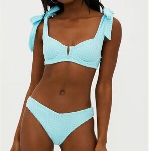 Beach Riot Vanessa Bottom in Blueberry Ice